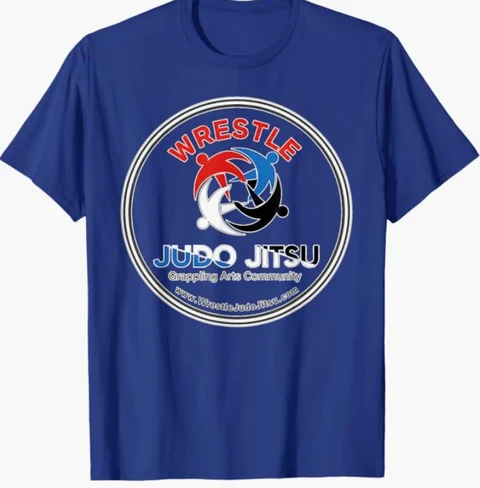 The same T-shirt in royal blue